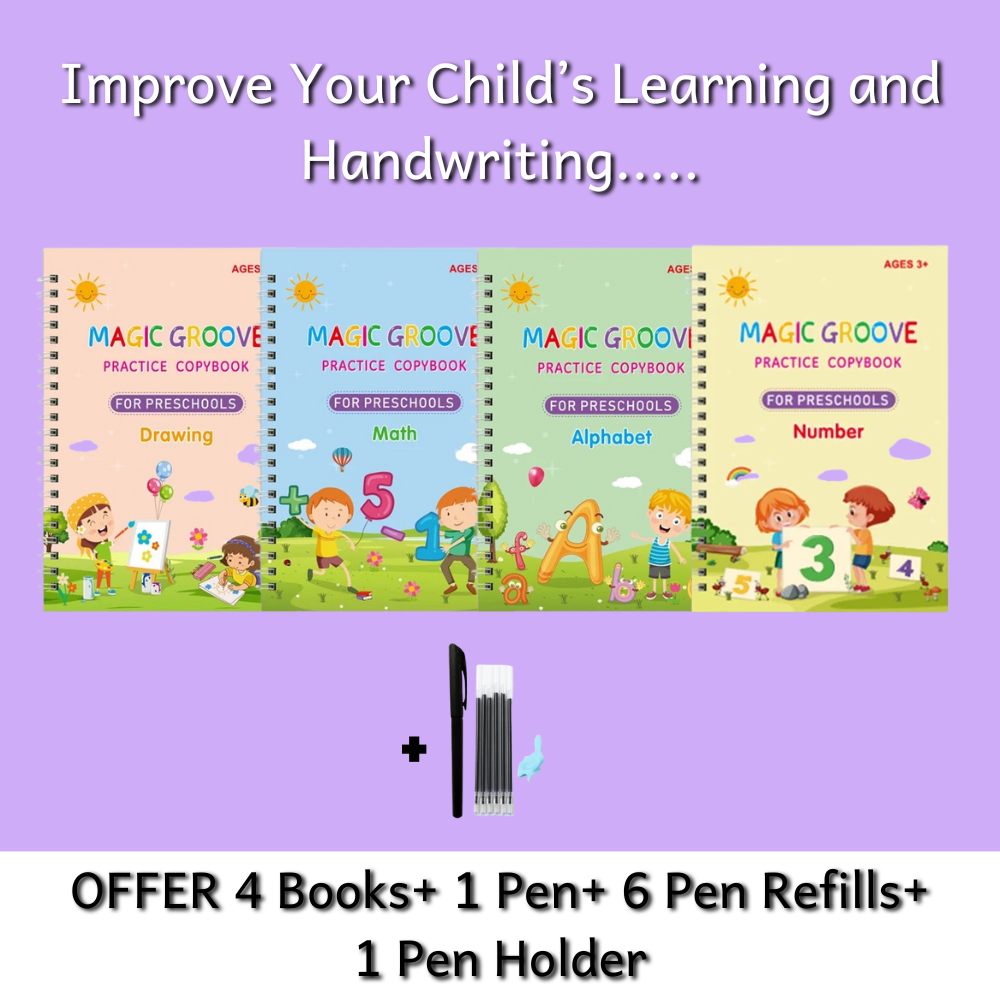 ScriblyMate™ – Handwriting Learning MagicCopy Book